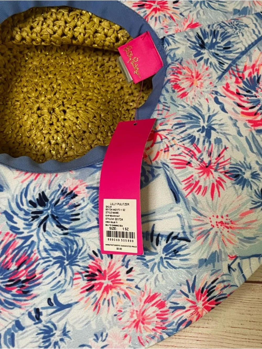 Lilly Pulitzer NWT‎ Straw Hat
